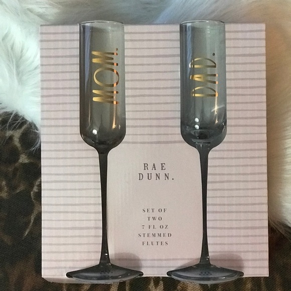 RAE DUNN Other - Rae Dunn. Stemmed Flutes RAE DUNN Other - Rae Dunn. Stemmed Flutes